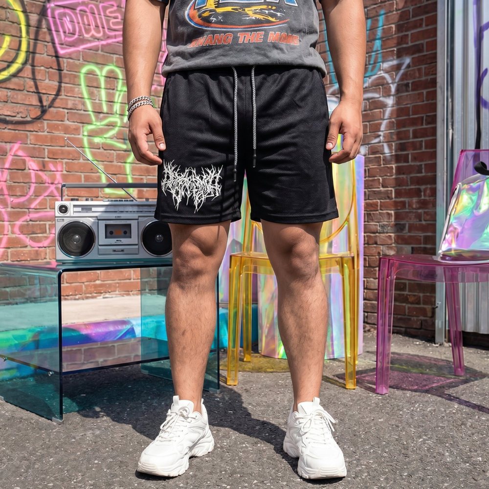 Y2K 2-in-1 workout shorts