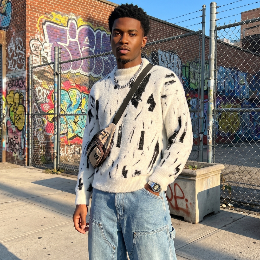 Streetwear Knit Pullover