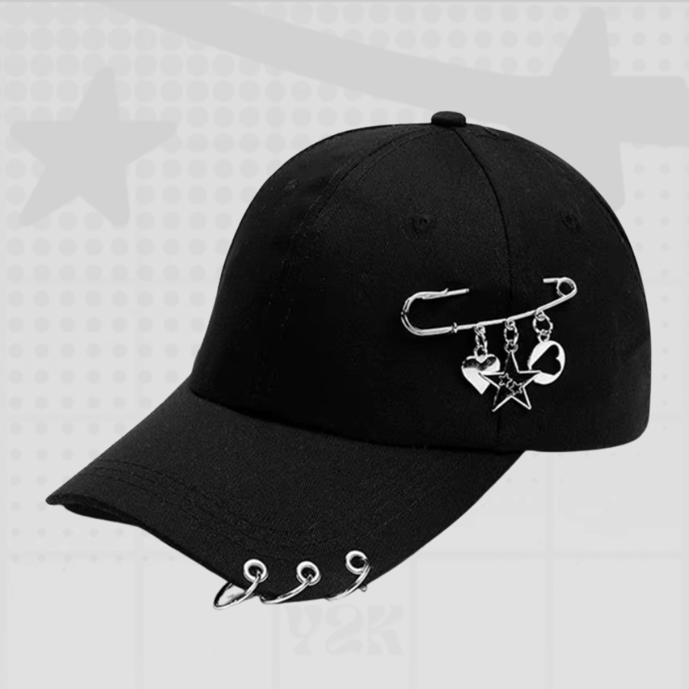 Piercing Ring Y2K Cap