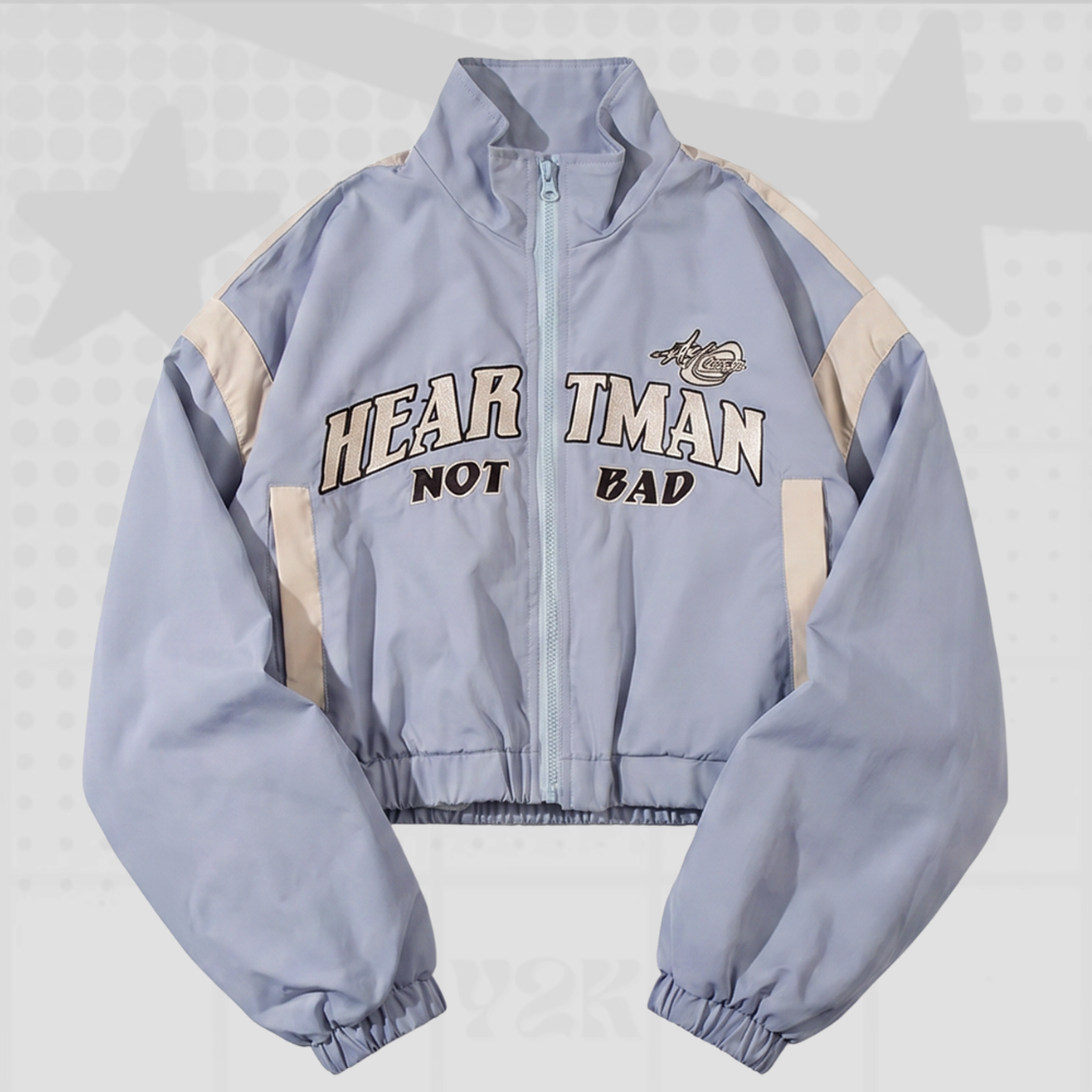 Cropped Y2K Streetwear Jacket