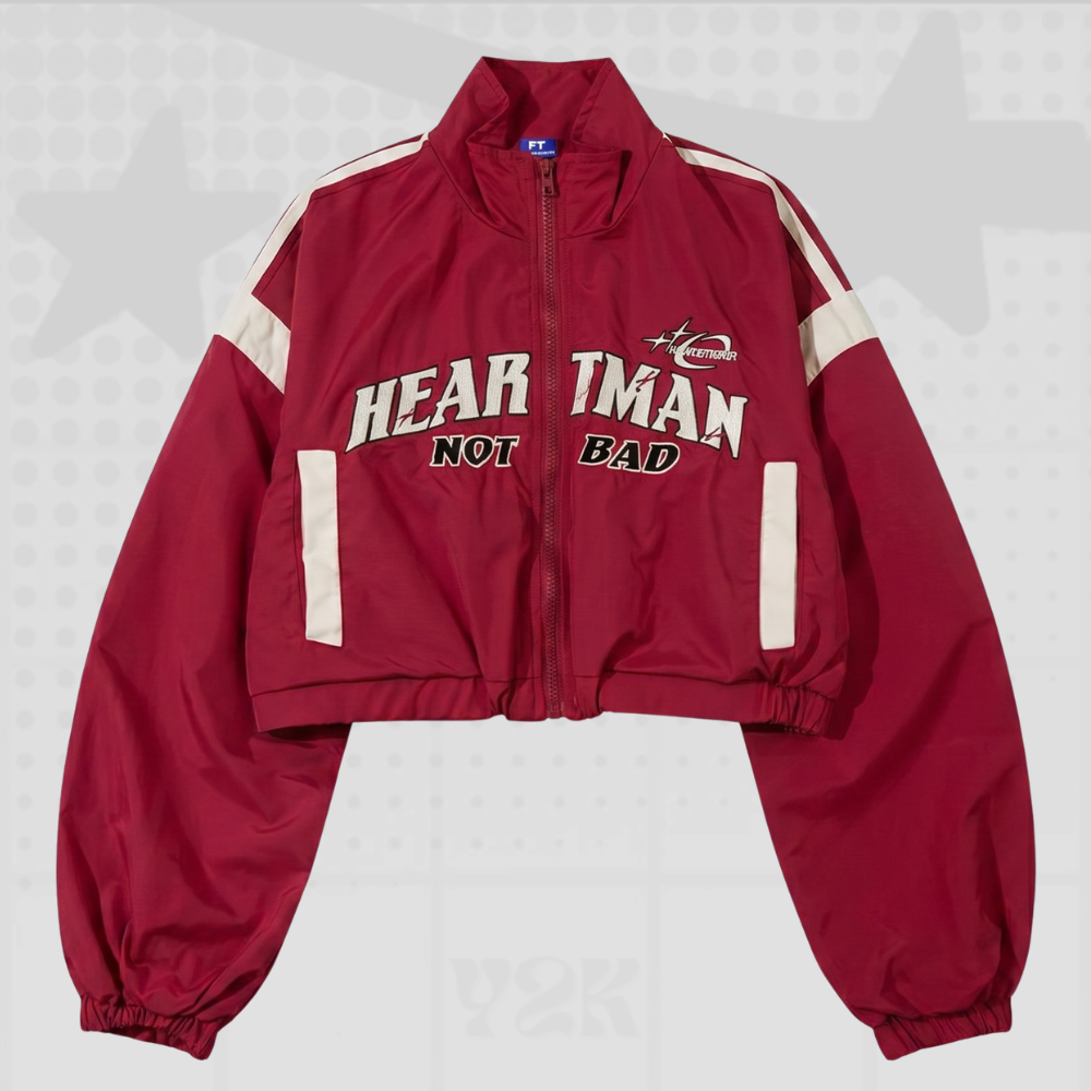 Cropped Y2K Streetwear Jacket
