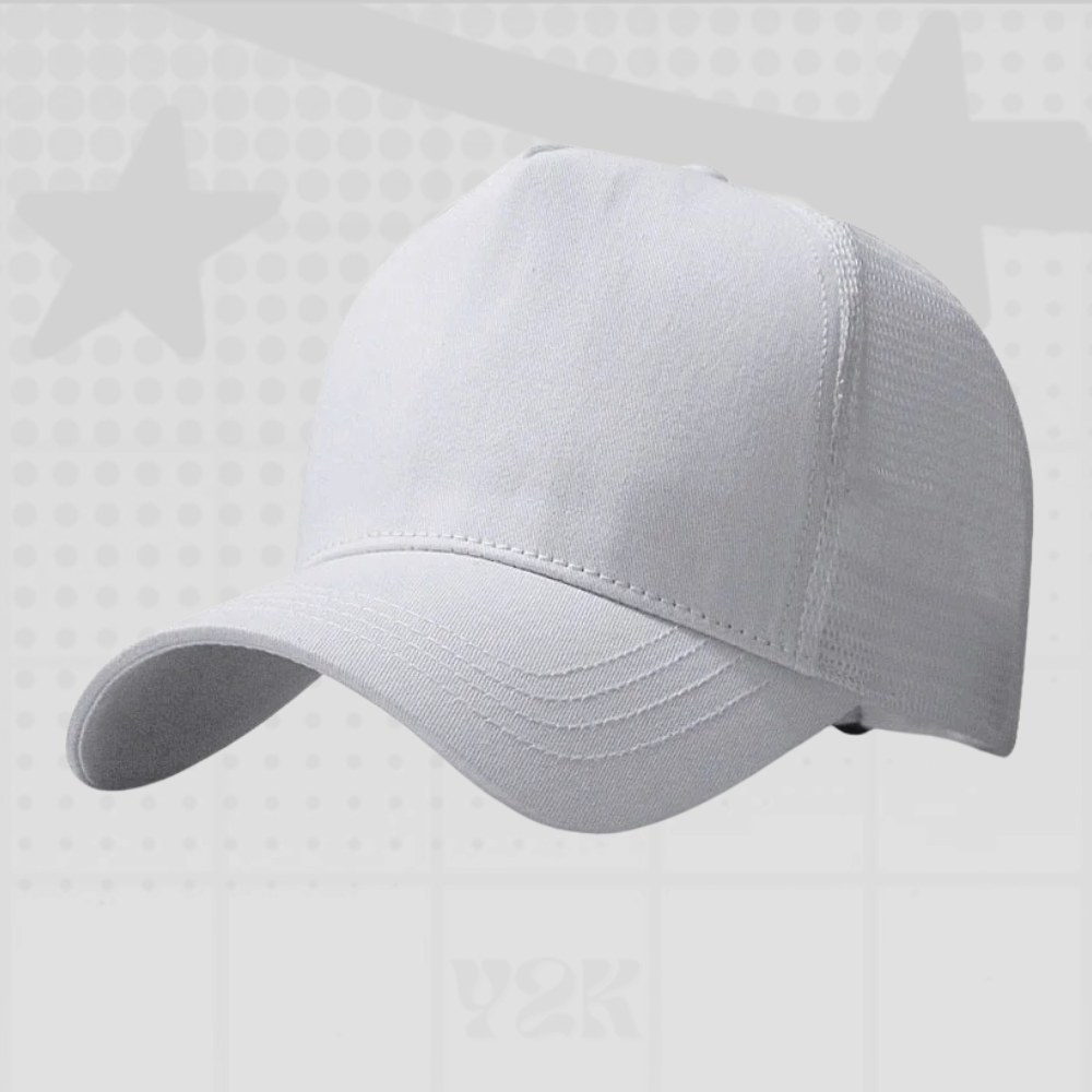 Solid Colour Y2K Cap