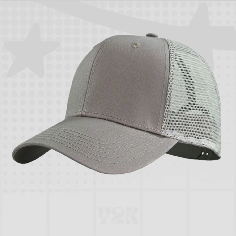 Solid Colour Y2K Cap