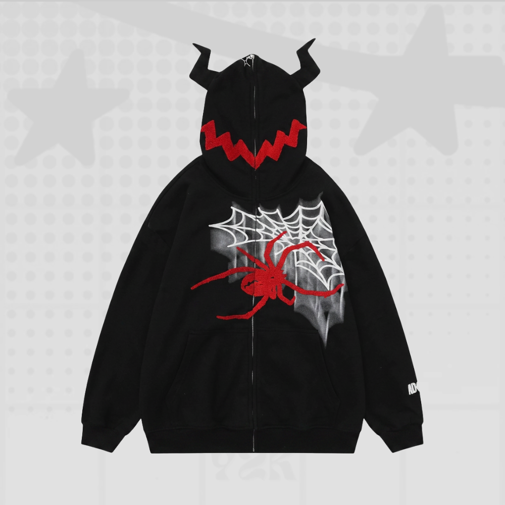 Spider Demon Full Zip Hoodie