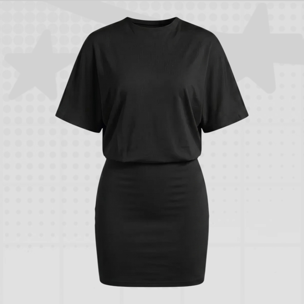 Backless T-Shirt Mini Dress