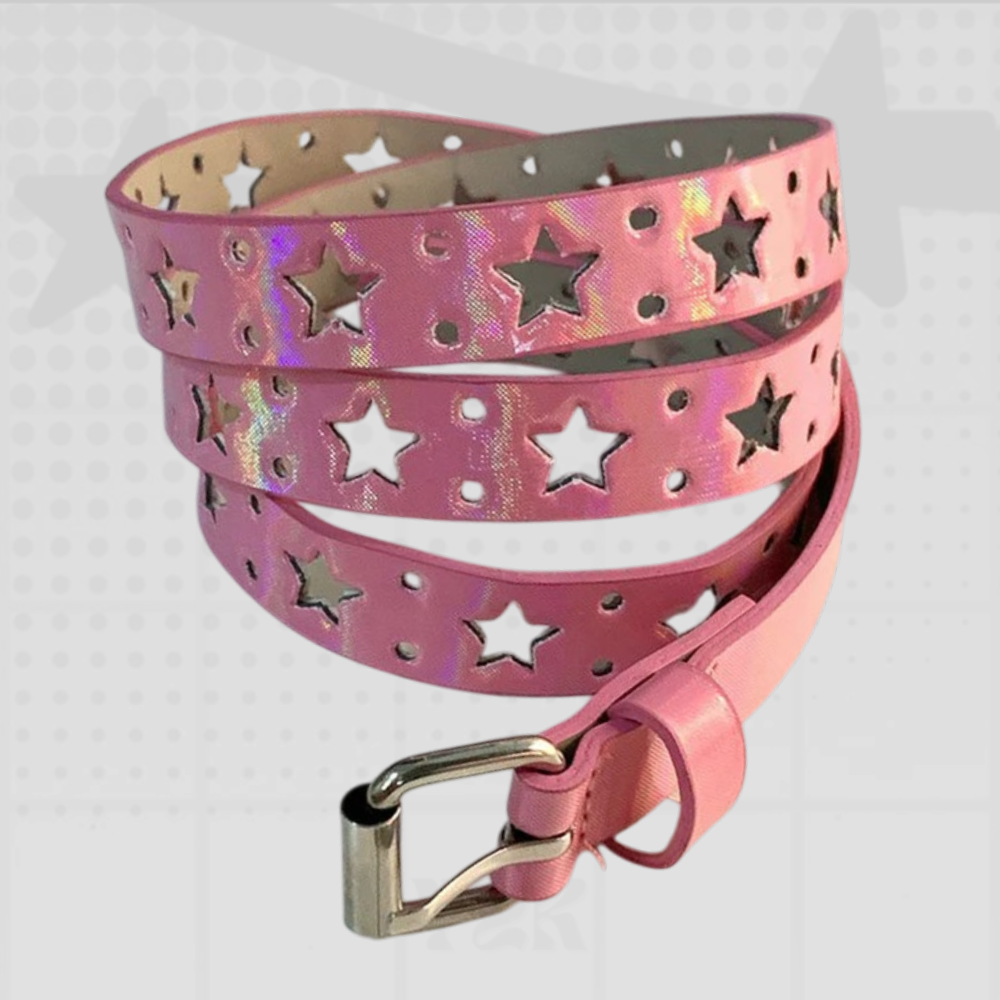 Y2K Star Studded Belt
