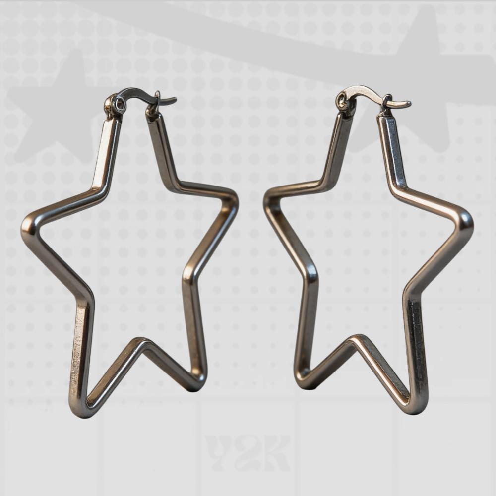 Y2K Star Earrings