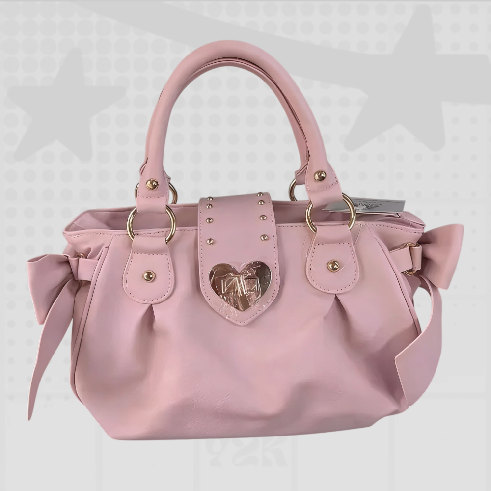 Harajuku Heart Buckle Bag