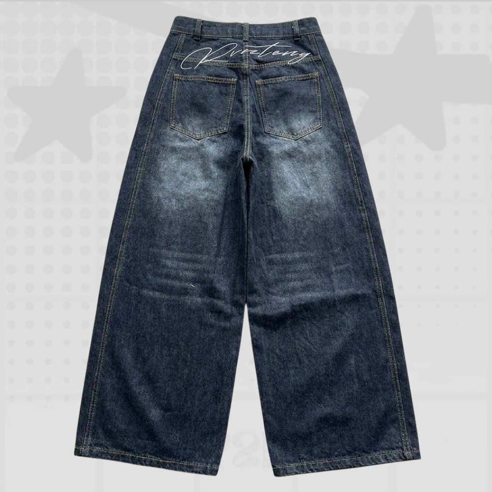 Y2K High Waist Baggy Jeans