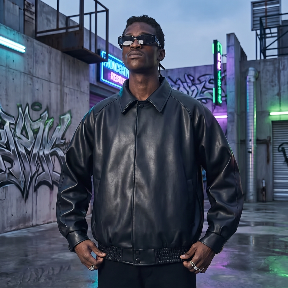Y2K Leather Jacket