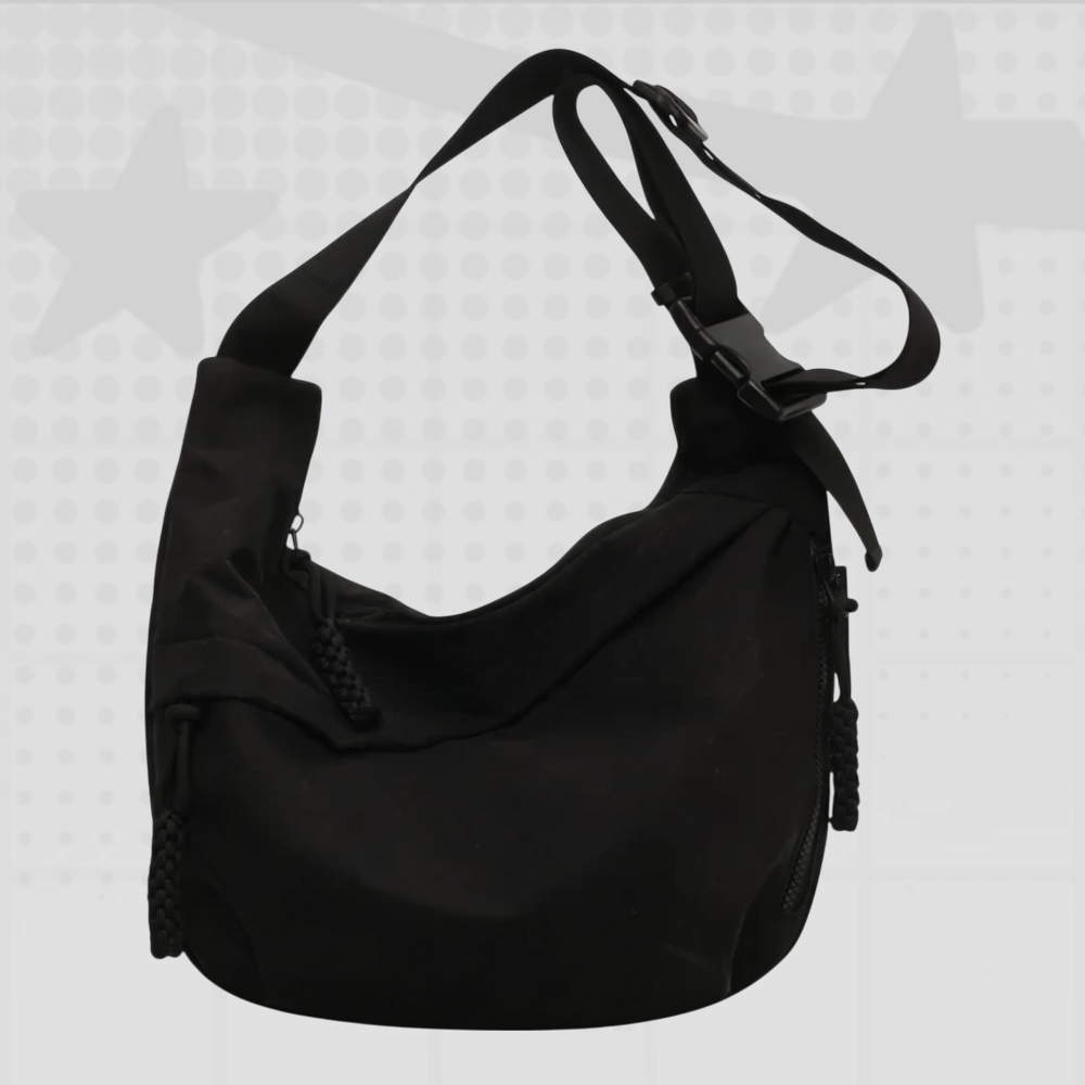 Nylon Hobo Shoulder Bag