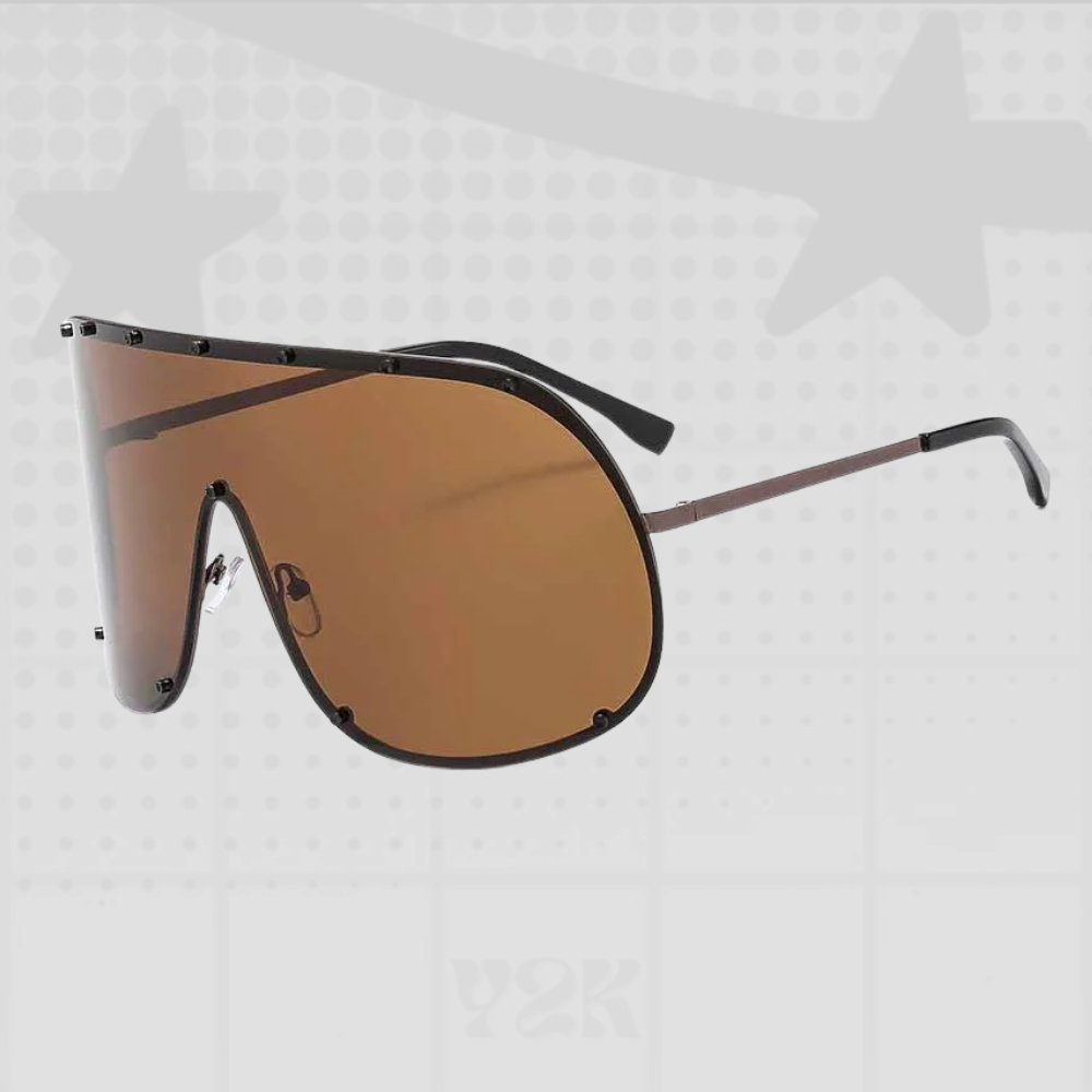 Oversized Rimless Y2K Sunglasses