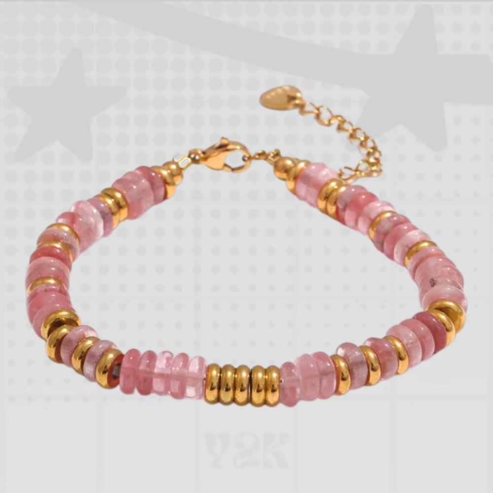 Natural Stone Bead Bracelet