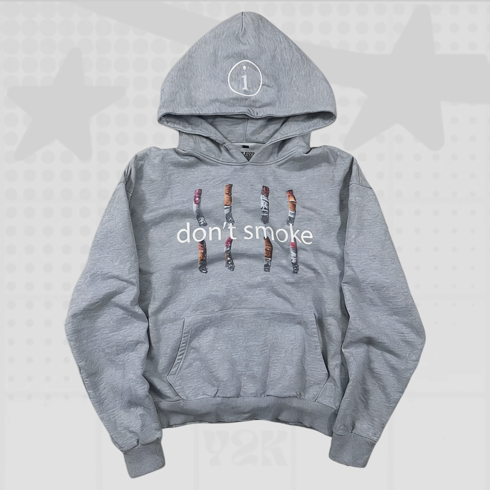 Y2K Don’t Smoke Graphic Hoodie