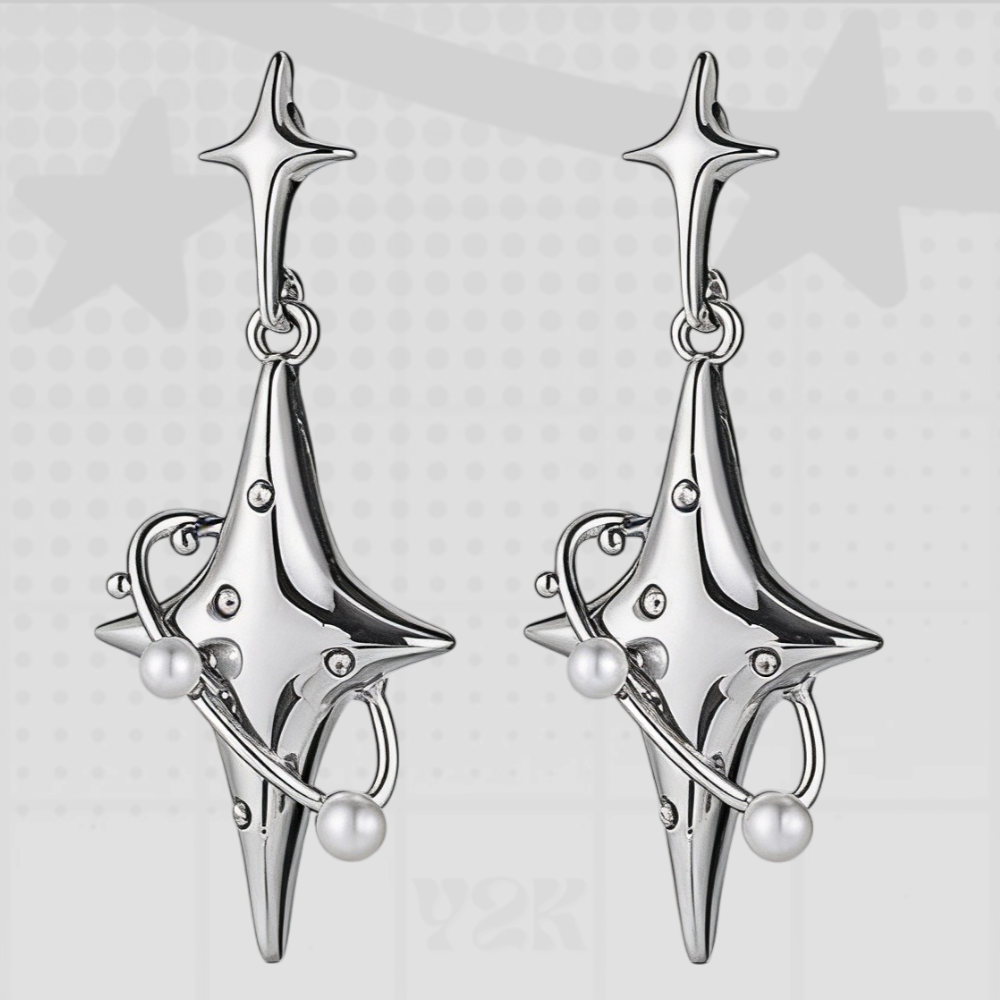 Star Drop Y2K Earrings