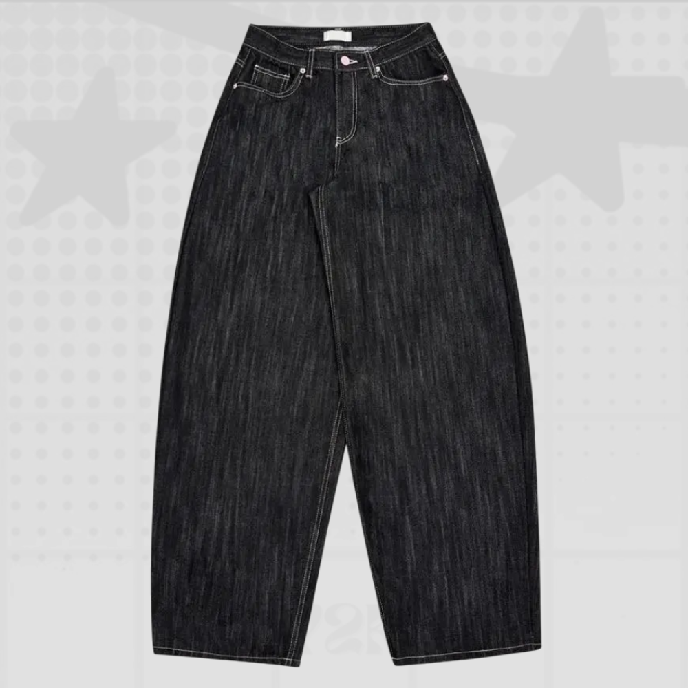 Baggy Heart Pocket Jeans