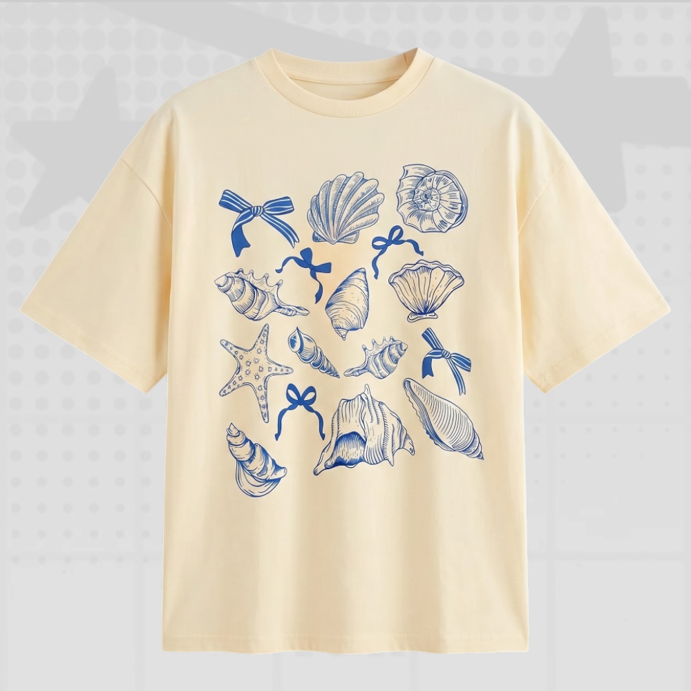 Y2K Seashell Graphic Tee