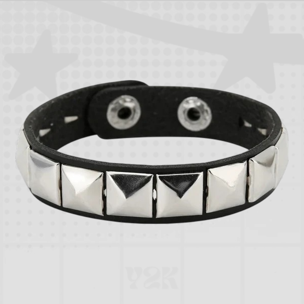 Studded Leather Bracelet