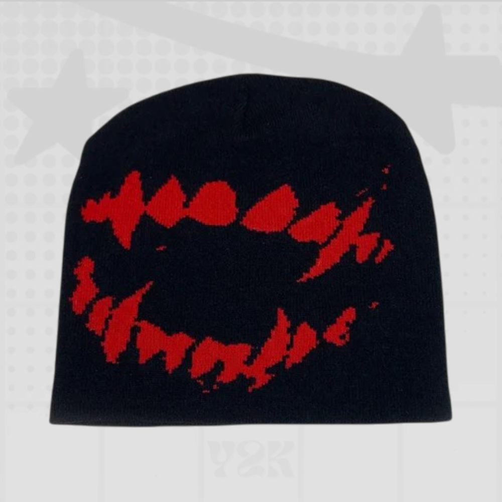 Y2K Devil Teeth Beanie