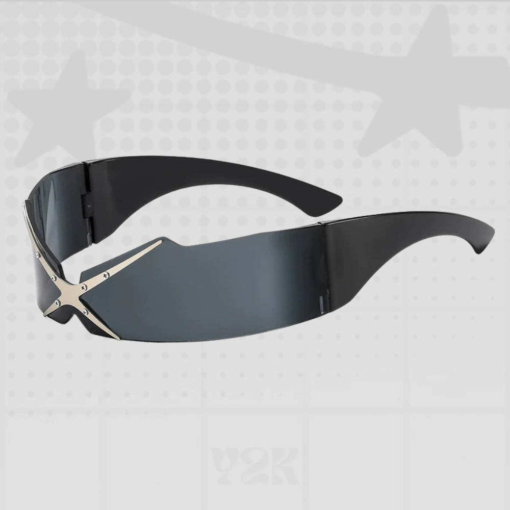 Y2K Punk Rimless Sunglasses