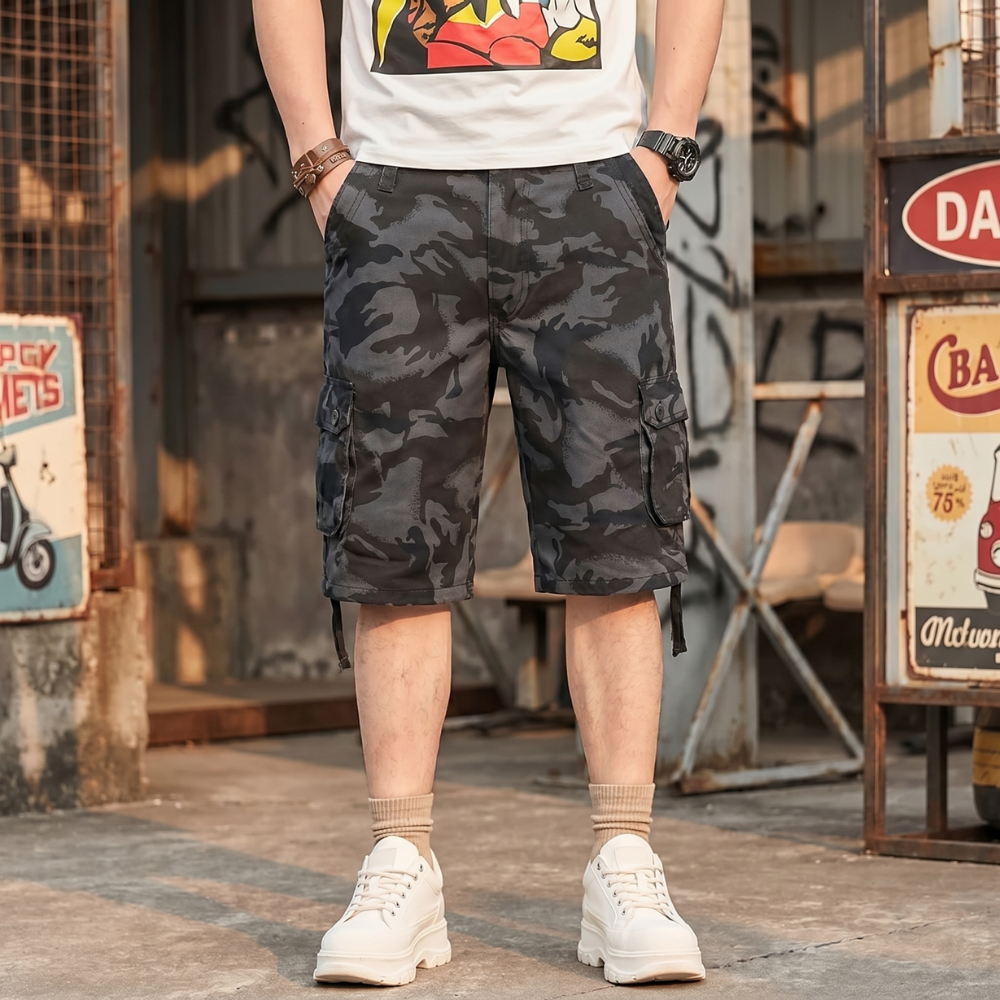 Camo Shorts Streetwear