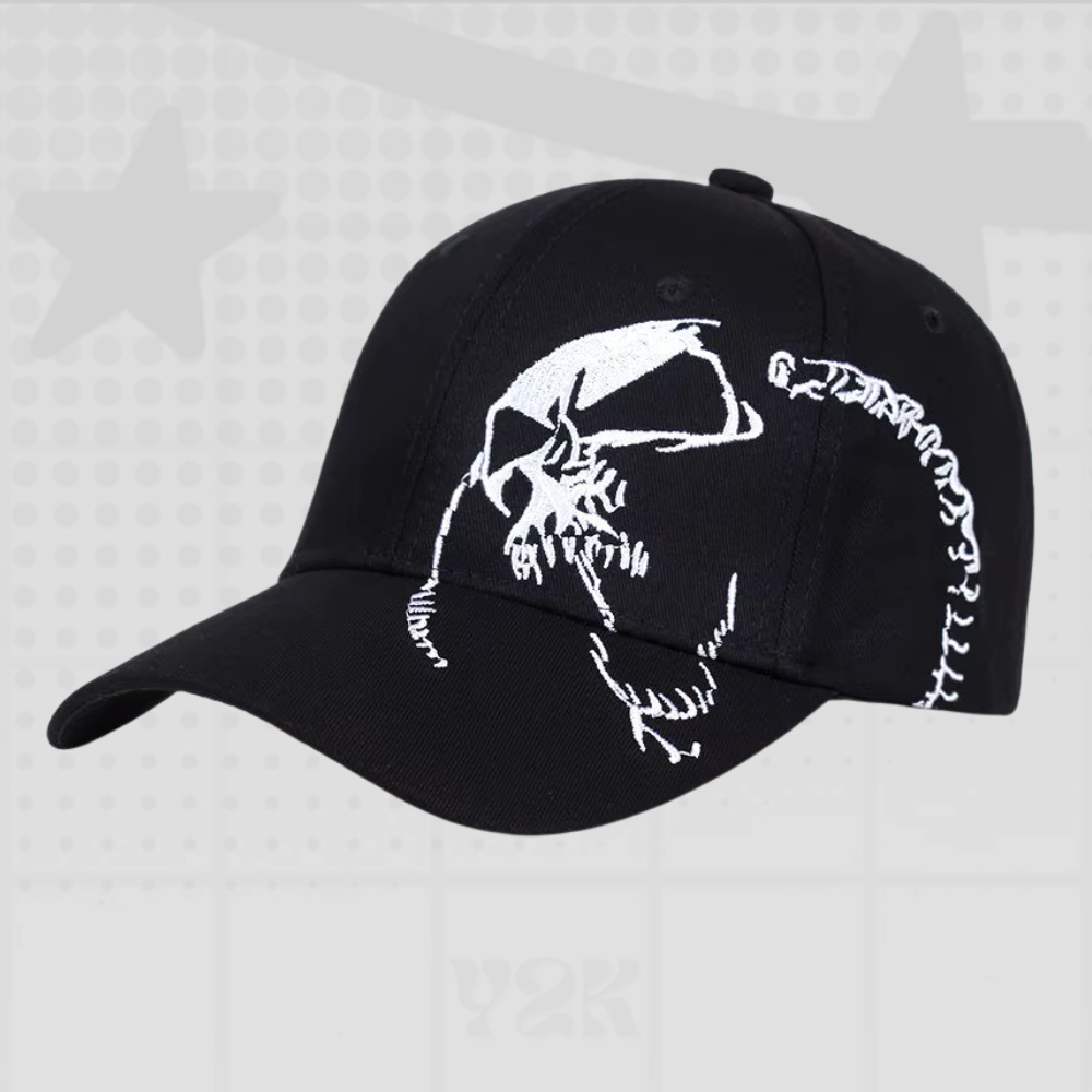 Skull Y2K Caps