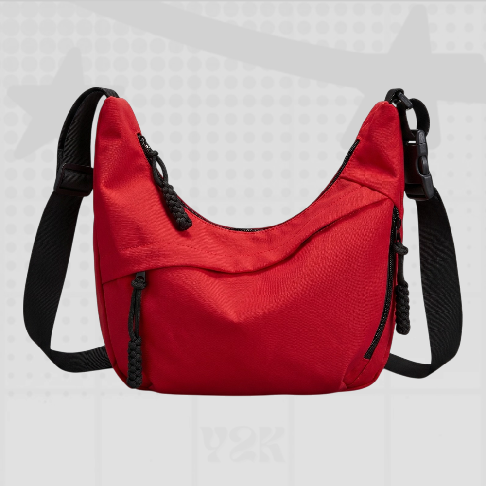Nylon Hobo Shoulder Bag