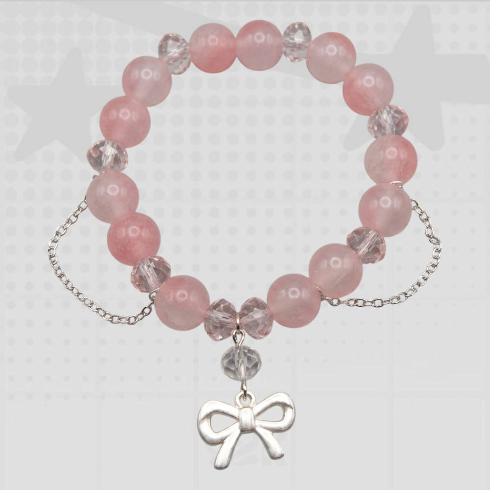Cherry Blossom Beaded Bracelet