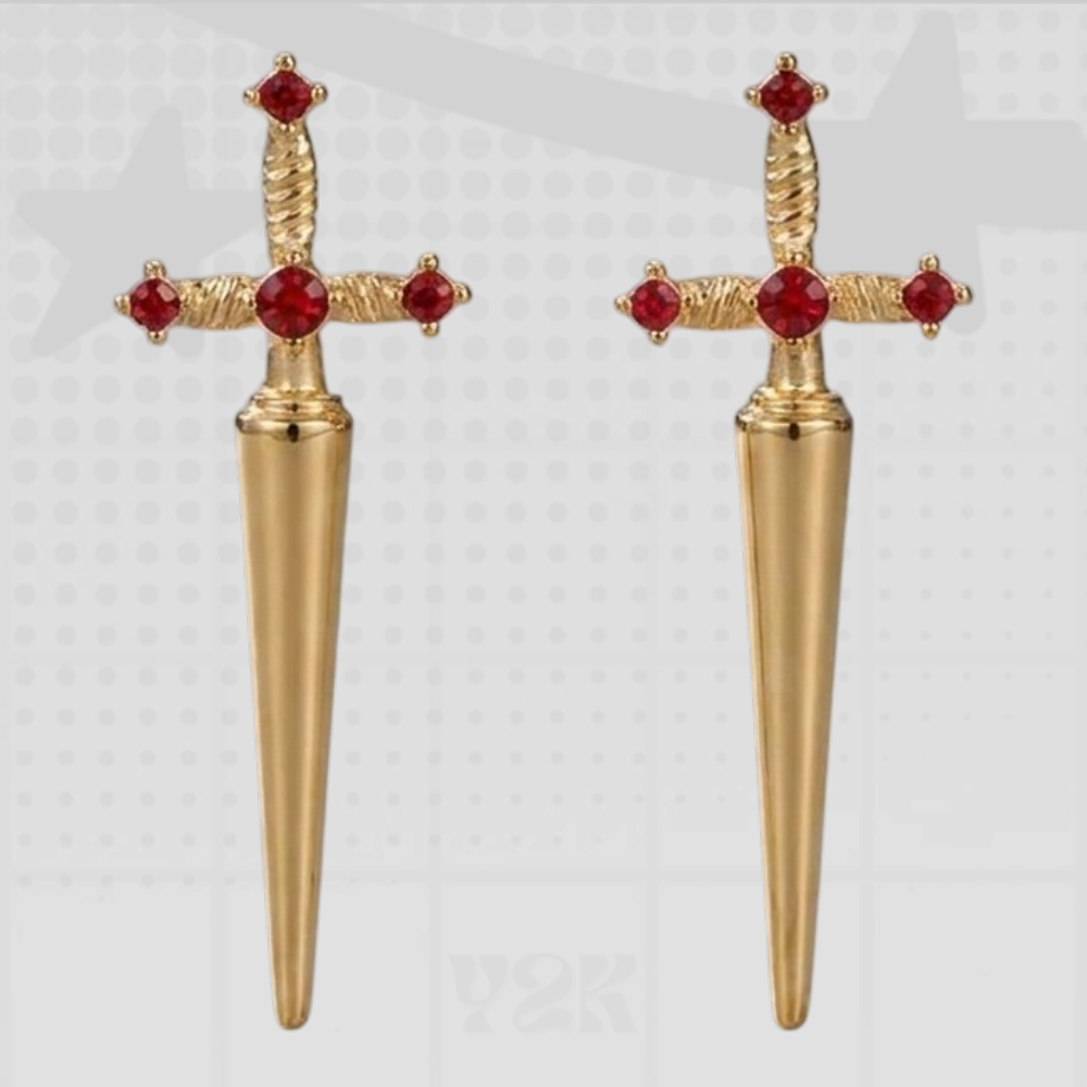 Sword Dagger Earrings