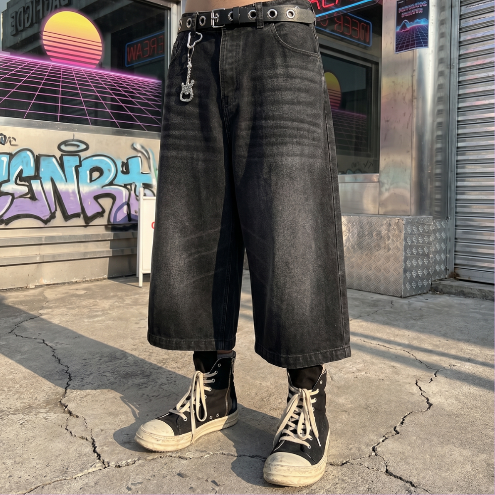 Black Jorts Men