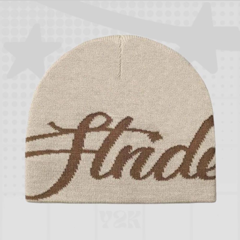 Letter Knit Beanie
