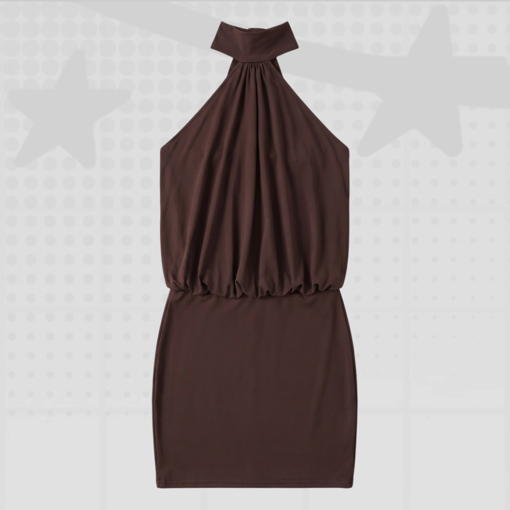 Y2K Halter Mini Dress