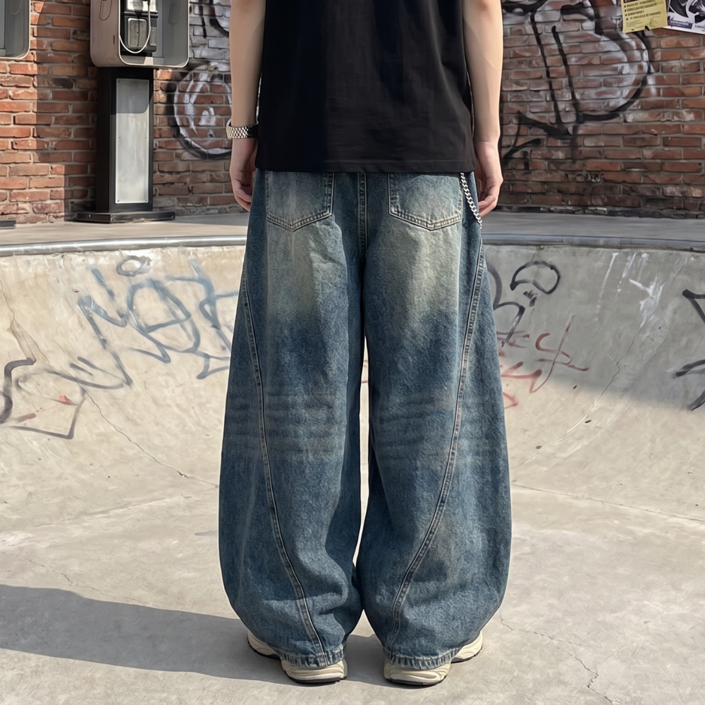 Y2K Oversized Wide Jeans
