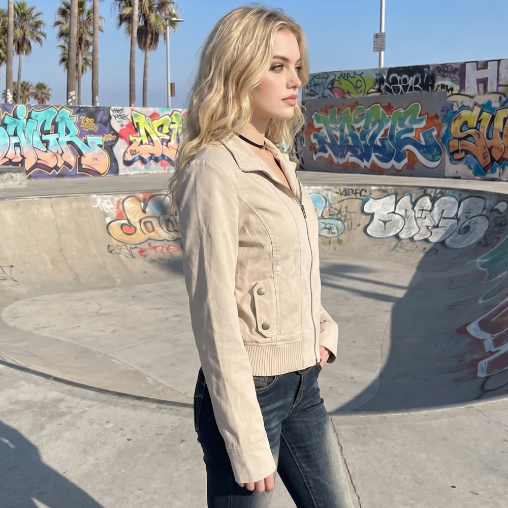 Slim Fit Zip Jacket