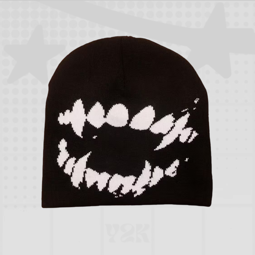 Y2K Devil Teeth Beanie