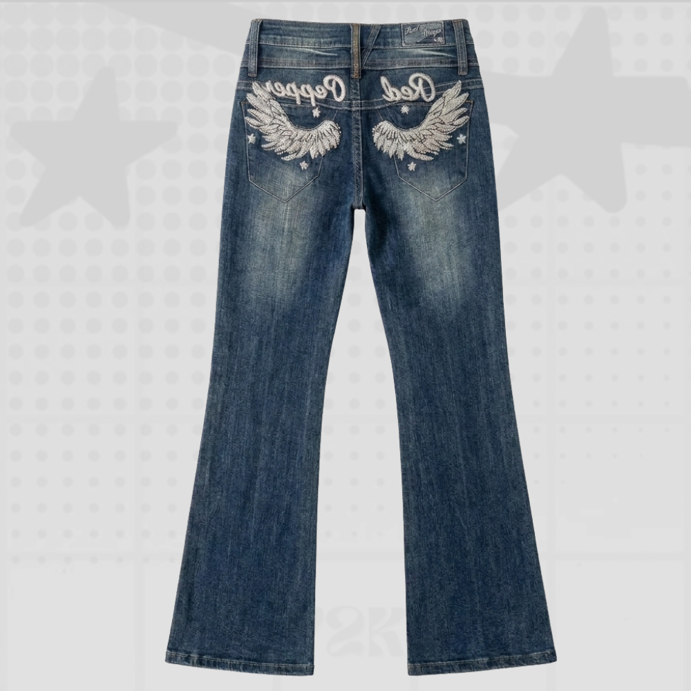 Y2K Low Waist Casual Jeans