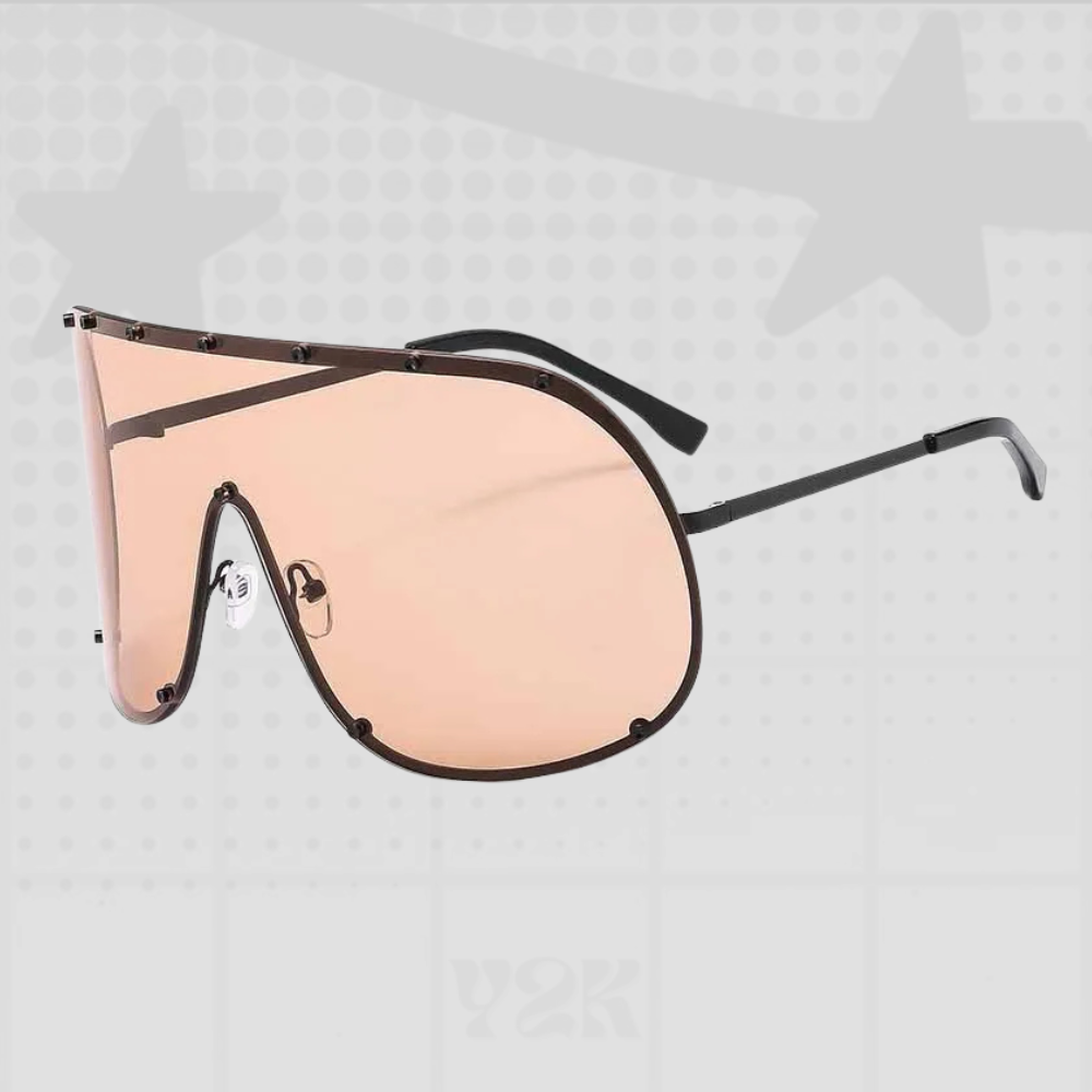 Oversized Rimless Y2K Sunglasses