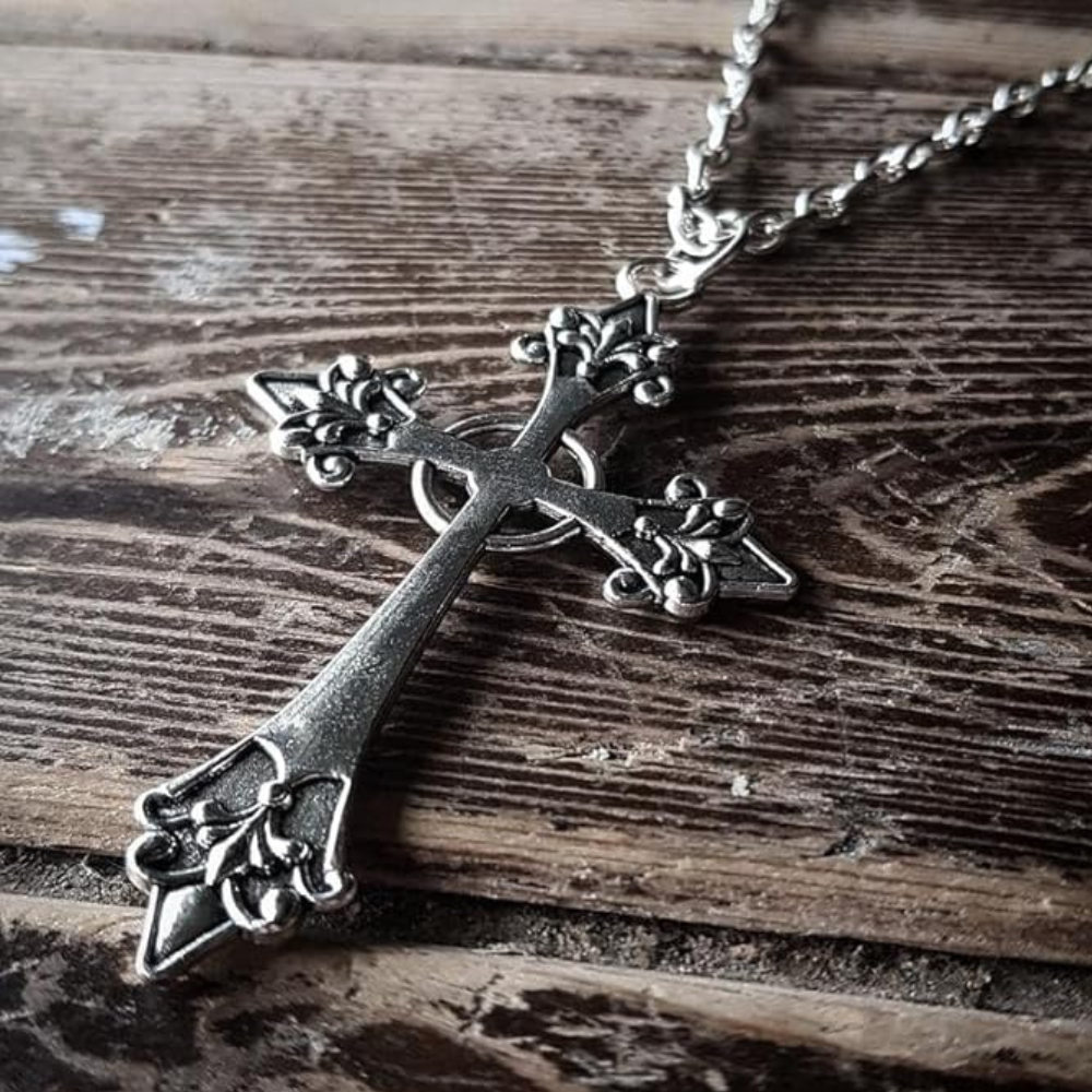 Cross Necklace Y2K