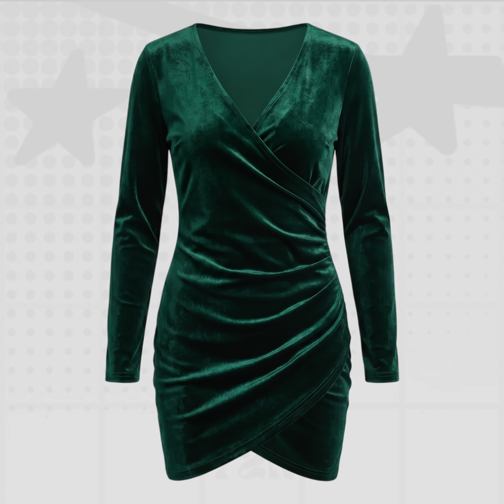 Velvet Y2K Mini Dress