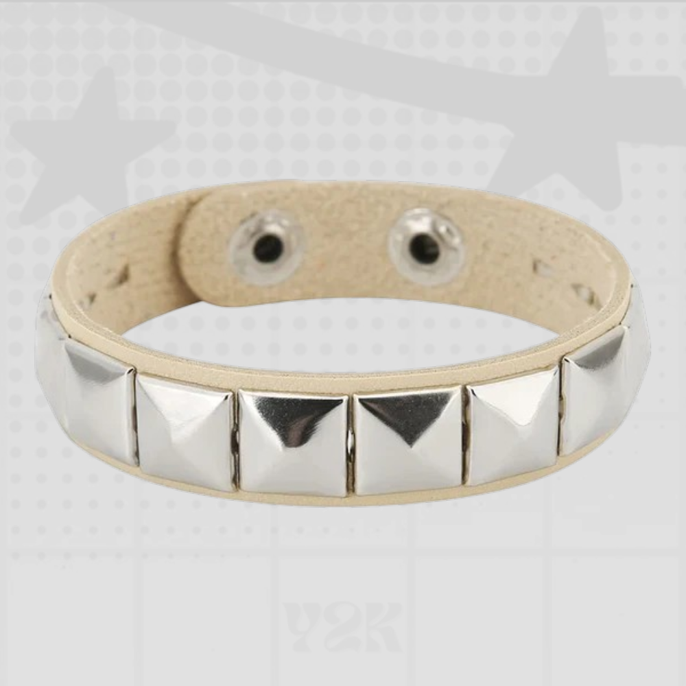 Studded Leather Bracelet