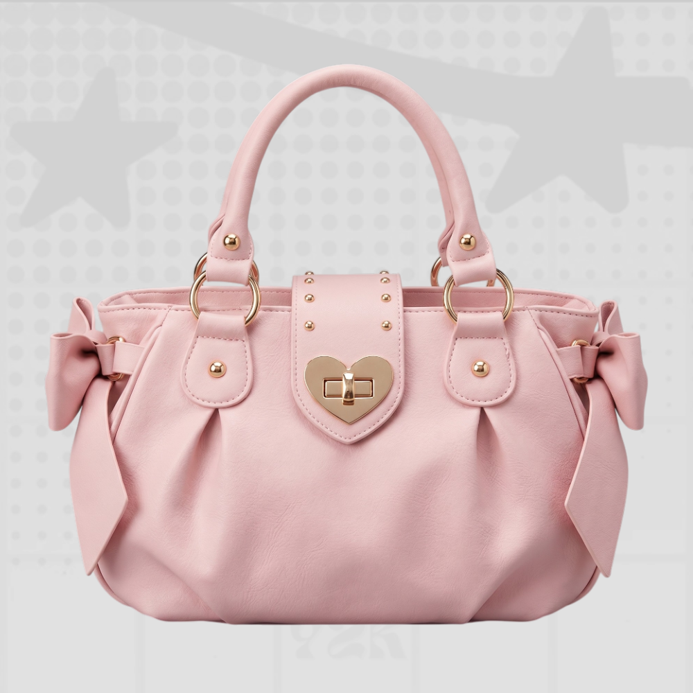 Harajuku Heart Buckle Bag
