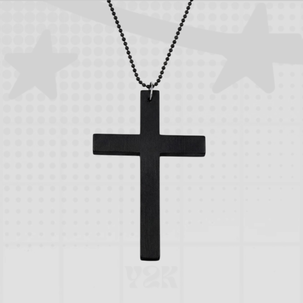 Y2K Gothic Cross Necklace