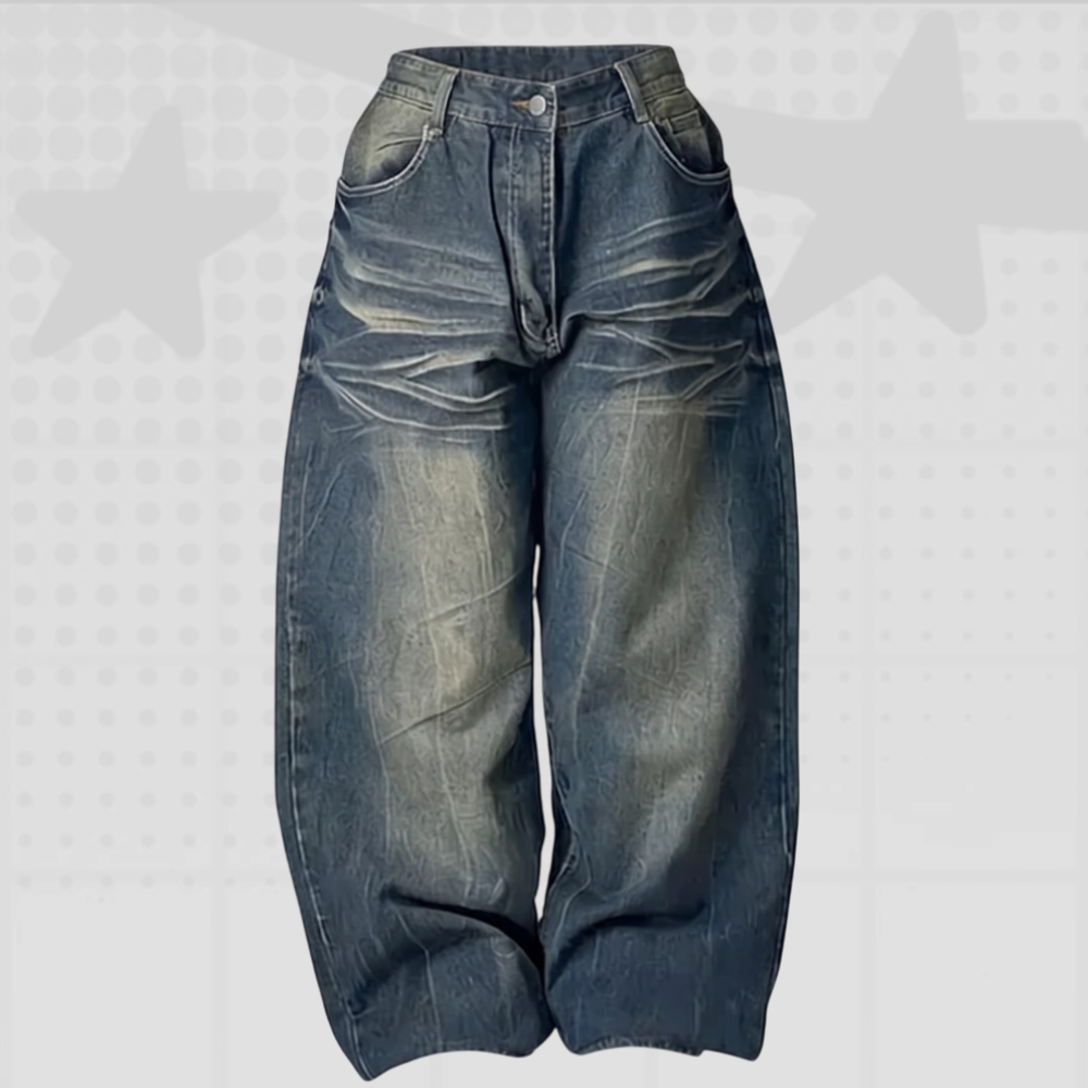 Y2K Baggy Washed Jeans