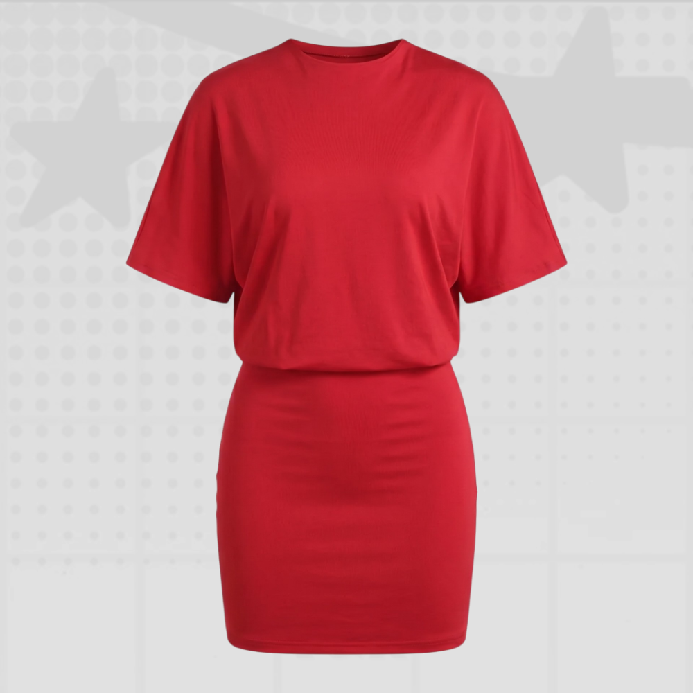 Backless T-Shirt Mini Dress