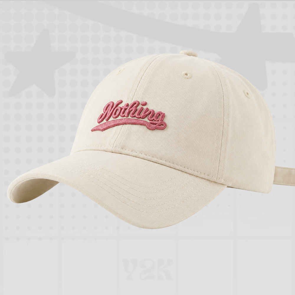 Nothing Embroidered Baseball Cap