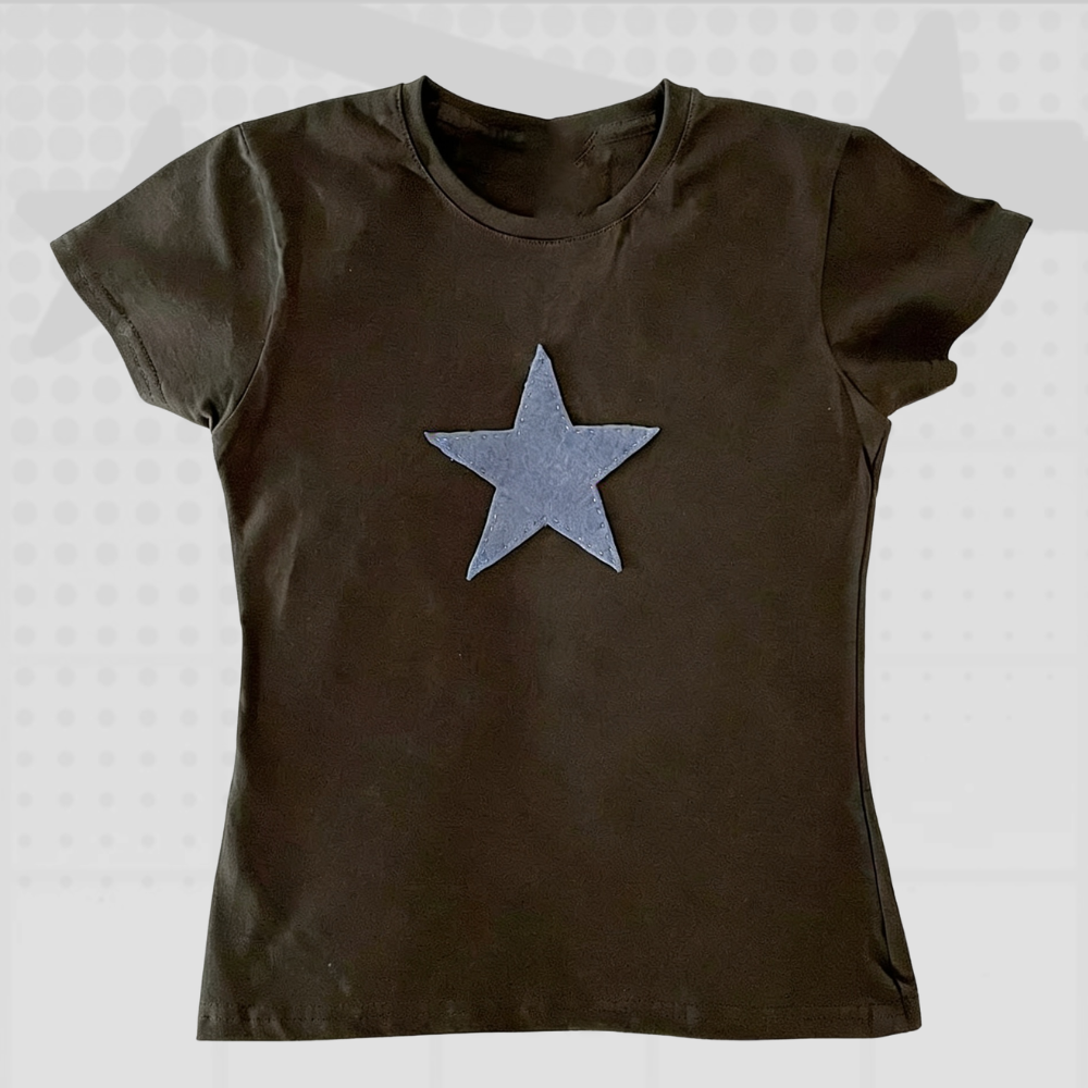 Vintage Star T-shirt Y2K