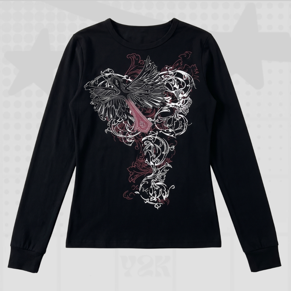 Y2K Tops Long Sleeve