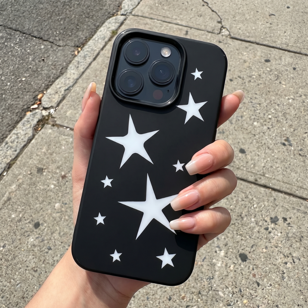 Black Star Phone Case