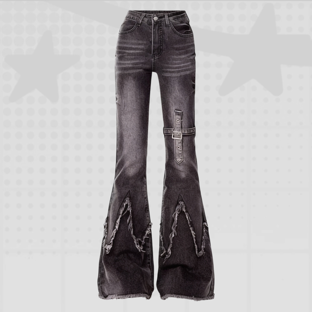 High Waist Flare Jeans