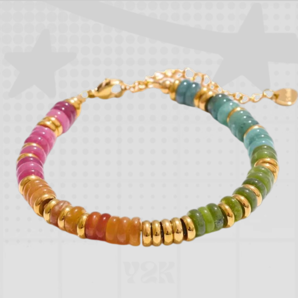 Natural Stone Bead Bracelet